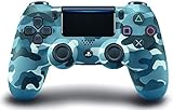 Dualshock 4 PS4-Controller, kabellos: Blue Camouflage (blaues Tarnmuster) für Sony Playstation 4