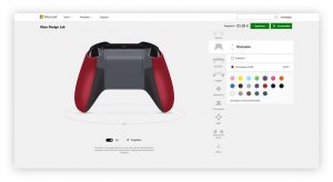 Xbox Design Lab Controller Rückseite designen