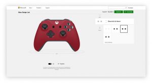 Xbox Design Lab Menü-Tasten Designen